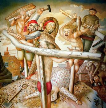 斯坦利 斯賓塞 The Crucifixion 斯坦利 斯賓塞 The Crucifixion